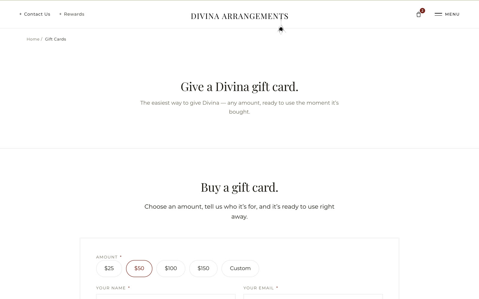Gift cards