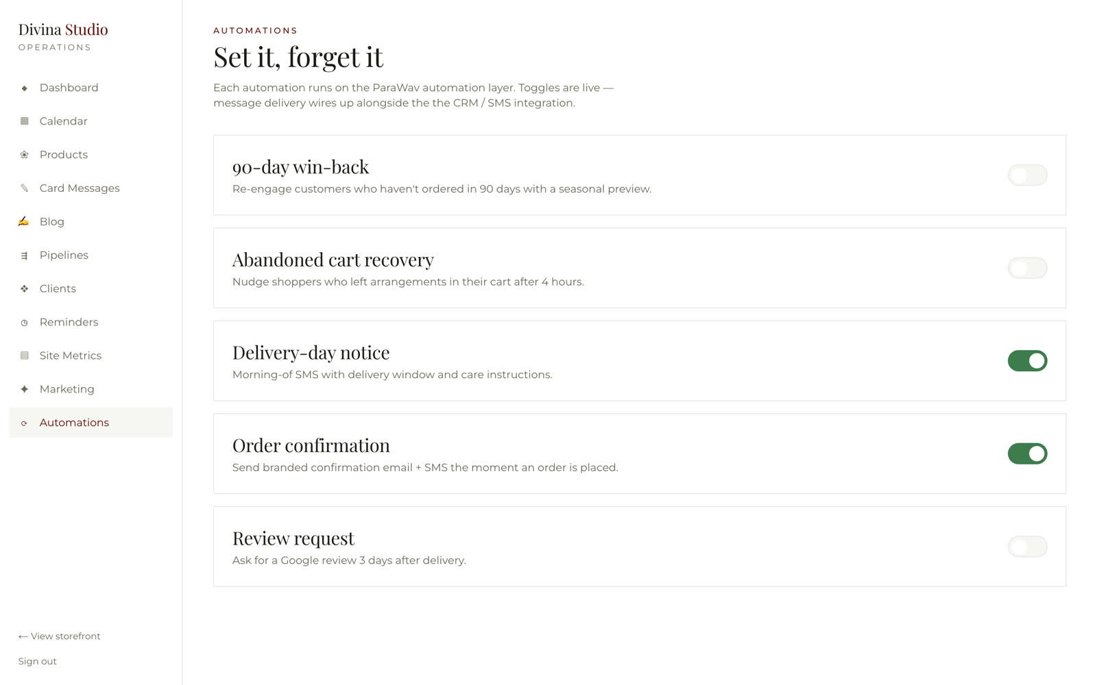 Automations