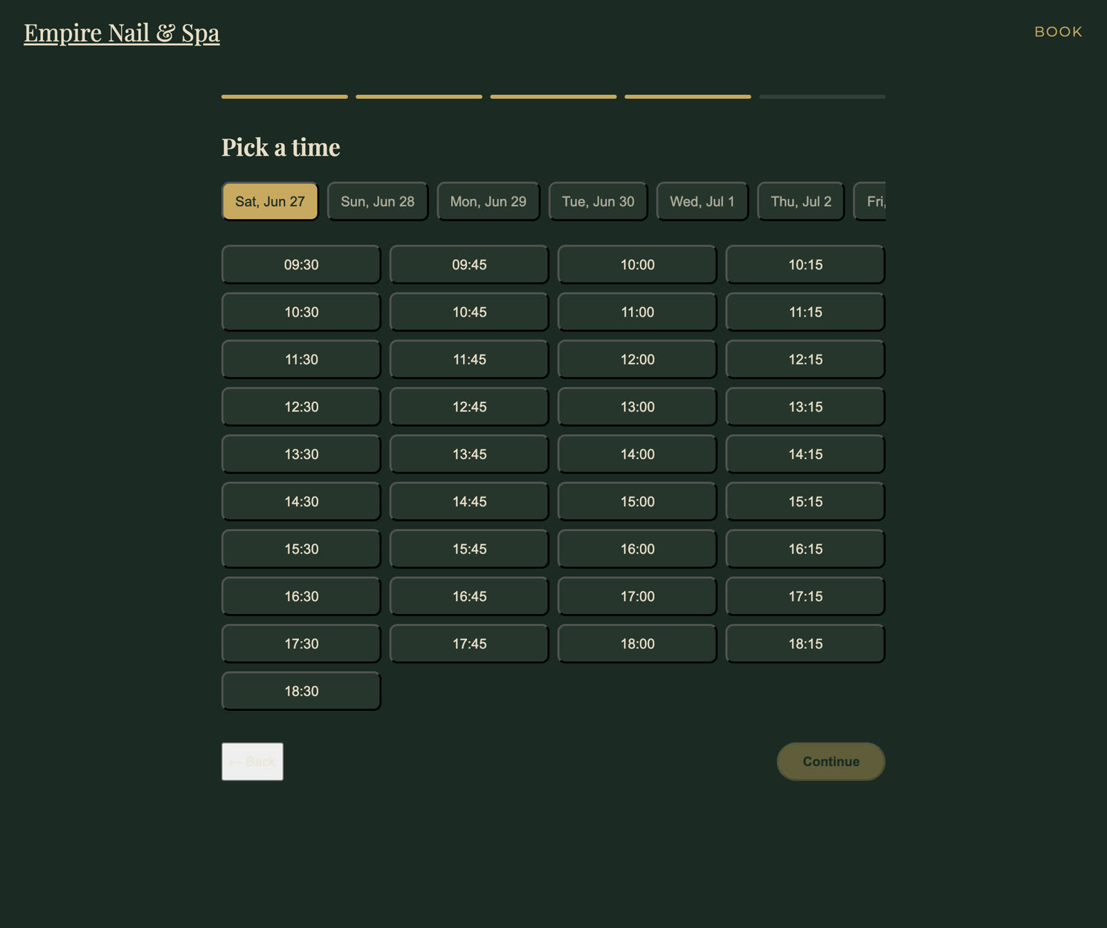 Real-time times