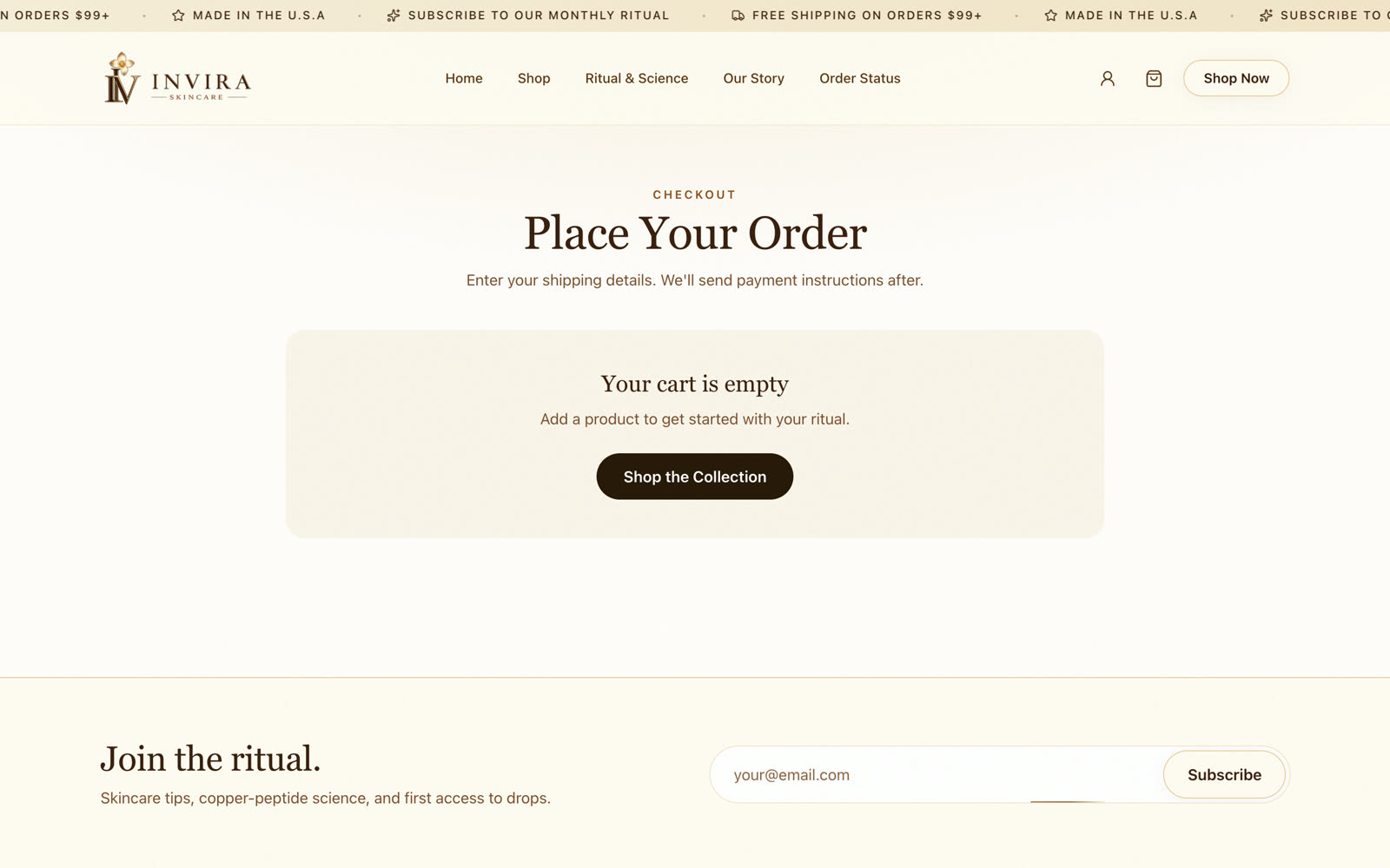 Checkout