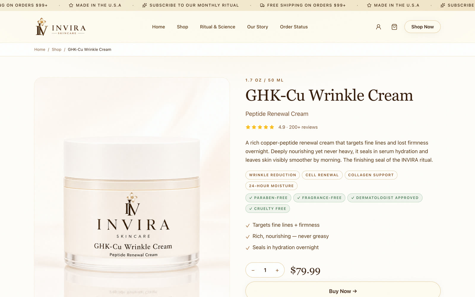 Wrinkle Cream