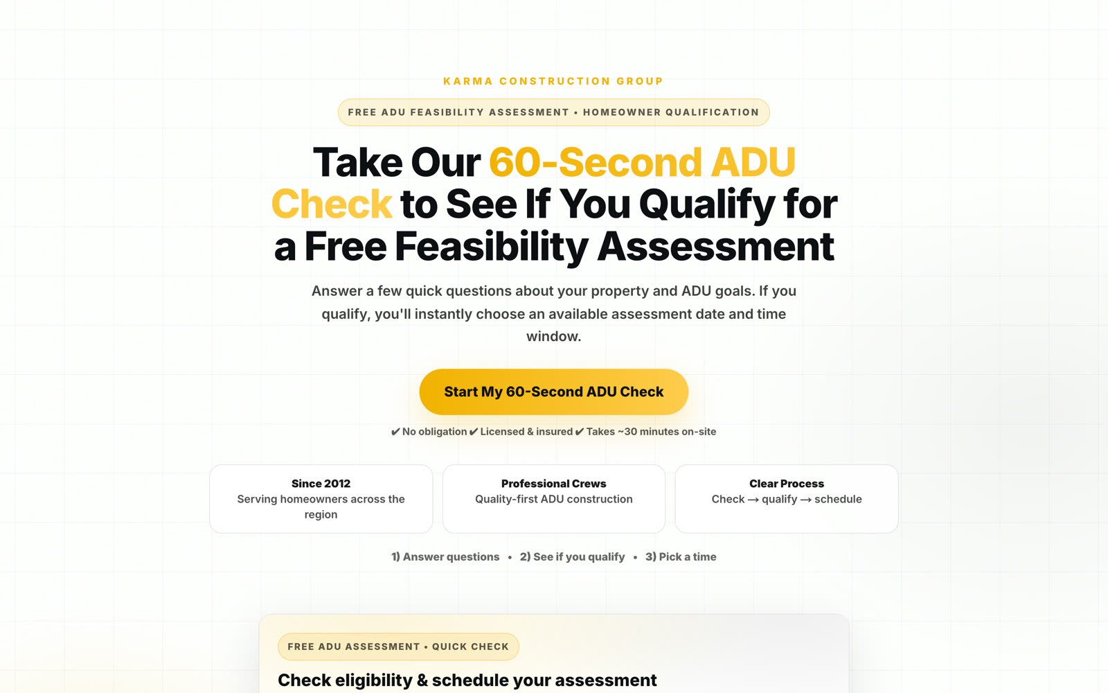 ADU funnel