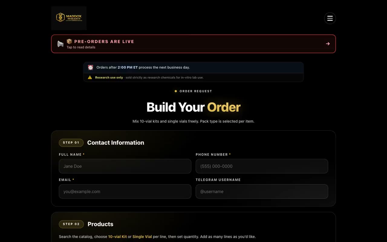 Orders by hand. Now it runs itself.