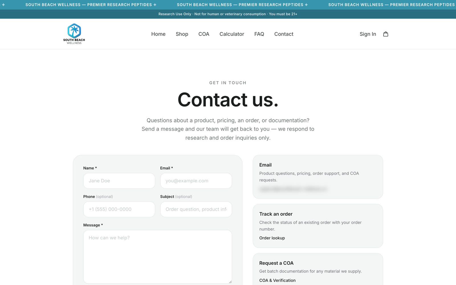 Contact